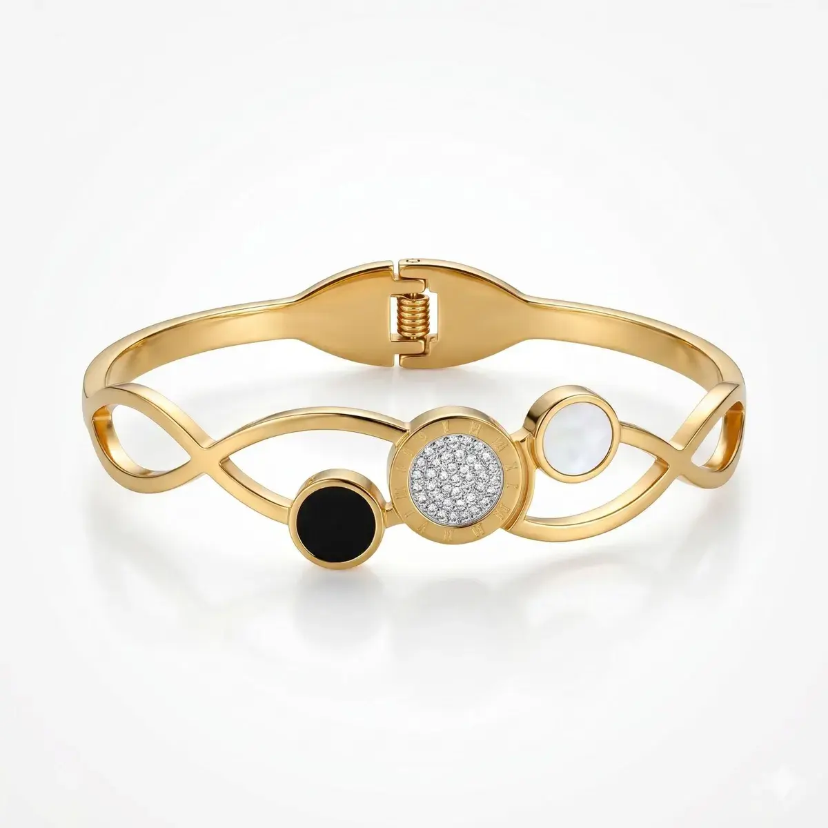 Golden Elegance Kada Combo Set for Women