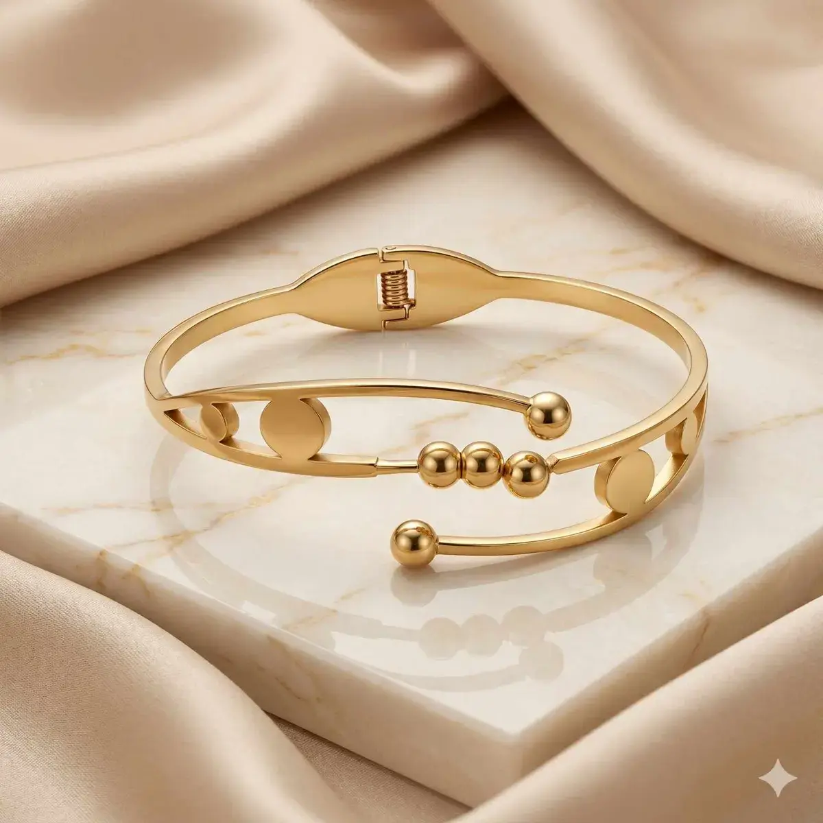 Golden Elegance Kada Combo Set for Women