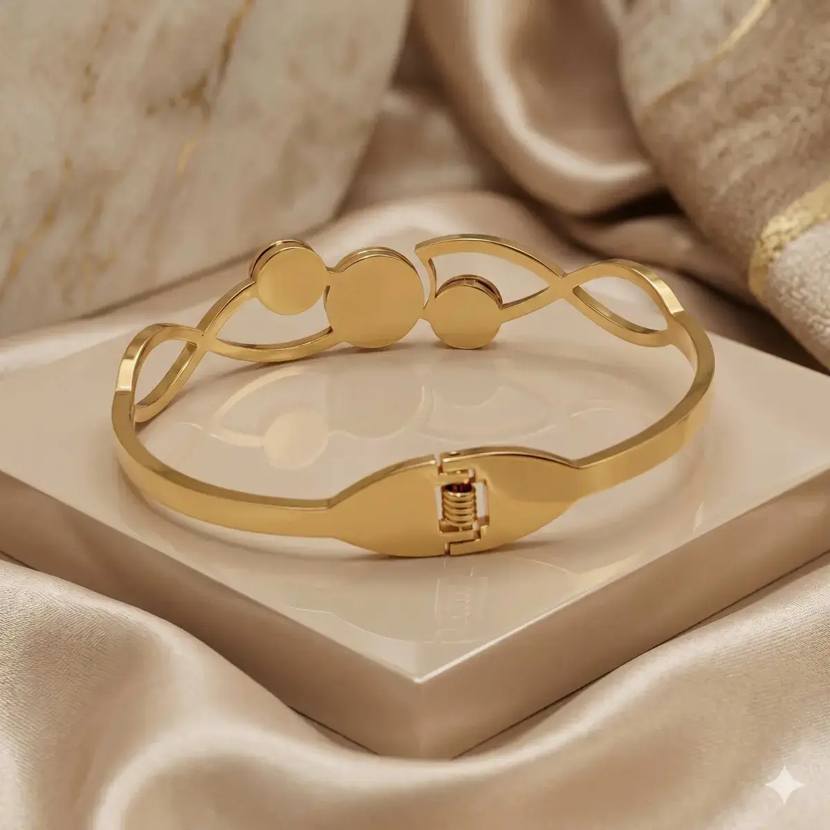 Golden Elegance Kada Combo Set for Women