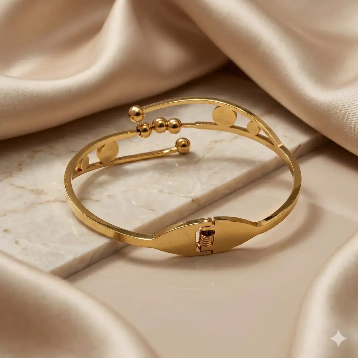 Golden Elegance Kada Combo Set for Women