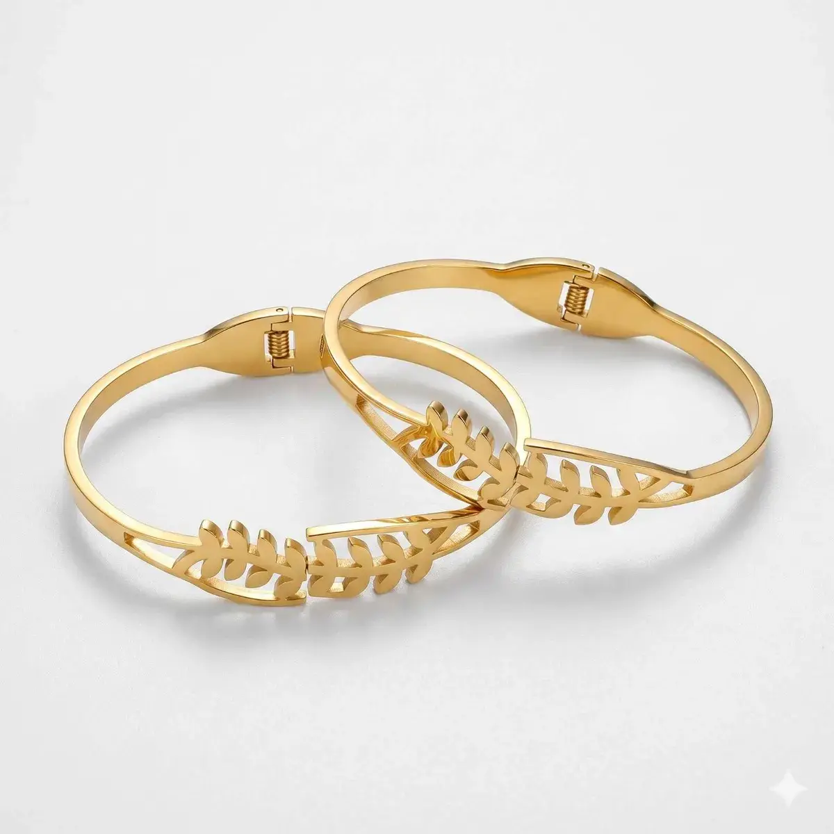 Elegant Gold-Tone Designer Kada Combo for Women